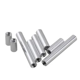 M2 M2.5 M3 M4 M5 M6 Round Aluminum Standoff Column Stud Extend Long Nut Aluminum Spacer Rods