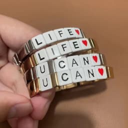 ZMZY New Encourage Enamel Stretch Tile Bracelets For Women Letter You Can Life Heart Beads Bohemian Stackable Stretch Bracelet