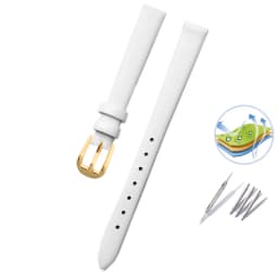 Cowhide Watch Bracelet womens fashion watchband wristwatches mini band 6mm 7mm 8mm 10mm 12mm red white color small strap