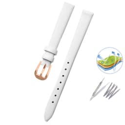 Cowhide Watch Bracelet womens fashion watchband wristwatches mini band 6mm 7mm 8mm 10mm 12mm red white color small strap