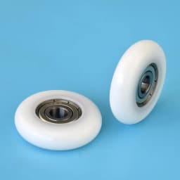 1pc 8*40*10 Nylon round type roller cam r5 wheel 4 cm guide whee POM delrin wrapped 628ZZ bearing pulley plastic wheel