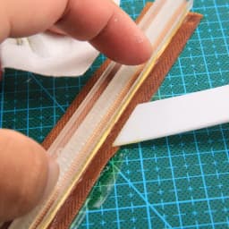 1Pcs Acrylic Template Sewing Accessories for Leather 3# 5# Zipper Glue Leak Proof Acrylic Ruler