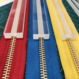 1Pcs Acrylic Template Sewing Accessories for Leather 3# 5# Zipper Glue Leak Proof Acrylic Ruler