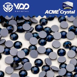 VDD Aquamarine/Lt.Sapphire/Indicolite/Capri Blue/Sapphire/Montana ACME+Series Glass Rhinestones Flatback Hot-Fix Crystal