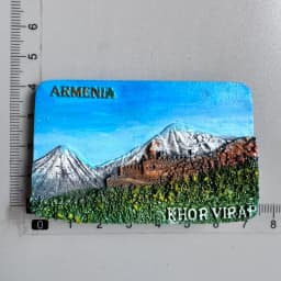 Azerbaijan Fridge Magnets Tourist Souvenir BAKU 3D Resin Magnets Armenia Jordan Collection Travel Gift Home Refrigerators Decor