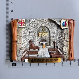 Azerbaijan Fridge Magnets Tourist Souvenir BAKU 3D Resin Magnets Armenia Jordan Collection Travel Gift Home Refrigerators Decor