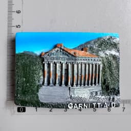 Azerbaijan Fridge Magnets Tourist Souvenir BAKU 3D Resin Magnets Armenia Jordan Collection Travel Gift Home Refrigerators Decor