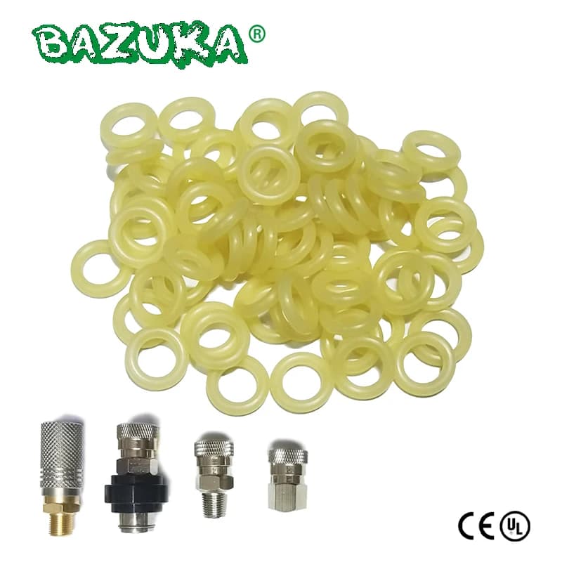 High Strength Polyurethane Orings O-ring for 8mm Quick Disconnect 90 Duro, Diving, Mountaineering, Firefighting, Paintball