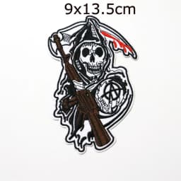 Motorcycle Sons of Bandidos patches badge for Ride Fast Bikfer for life Old school Badges Sticker of Ride to Live Skull Patches