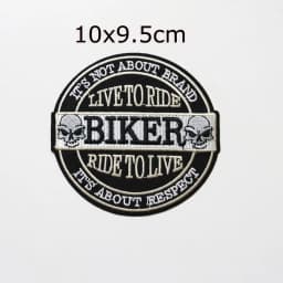 Motorcycle Sons of Bandidos patches badge for Ride Fast Bikfer for life Old school Badges Sticker of Ride to Live Skull Patches