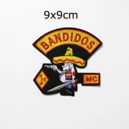 Motorcycle Sons of Bandidos patches badge for Ride Fast Bikfer for life Old school Badges Sticker of Ride to Live Skull Patches
