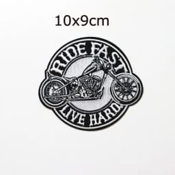 Motorcycle Sons of Bandidos patches badge for Ride Fast Bikfer for life Old school Badges Sticker of Ride to Live Skull Patches