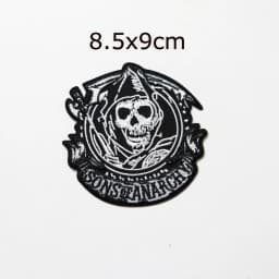 Motorcycle Sons of Bandidos patches badge for Ride Fast Bikfer for life Old school Badges Sticker of Ride to Live Skull Patches