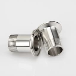 304 Stainless Sanitary Male Thread Pipe Adapter Coupler 3/8' 1/2' 3/4' 1' BSP 1.5' 2' Tri Clamp Ferrule 50.5mm Household