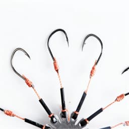 2Pcs/lot Fishhooks 6-12# Carp Fishing Flap Explosion String Hook Prevent Winding Lines With Hose Carbon Steel Hooks Pesca