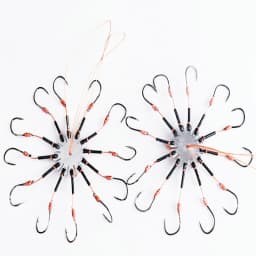 2Pcs/lot Fishhooks 6-12# Carp Fishing Flap Explosion String Hook Prevent Winding Lines With Hose Carbon Steel Hooks Pesca