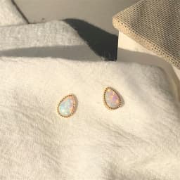 925 Sterling Silver Opal Stud Earrings Women Temperament Wedding 14k Gold Plating Jewelry Girlfriend Gift