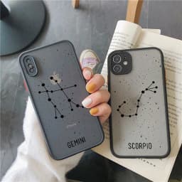 Twelve Constellations Phone Case For IPhone 17 16 15 Pro X XR XS Max Cases For IPhone 11 12 13 14 Pro Max Plus Mini Back Cover