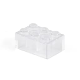 Transparent White Building Blocks Thick Figures Bricks Educational Creative Size Fit Other Brand Plastic DIY Toys Accessorie