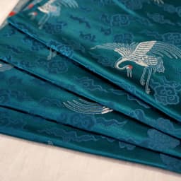 Crane Style Jacquard Brocade Damask Fabric for Coat Curtain Table Cloth Sofa Cushion Upholstery Patchwork DIY Cloth