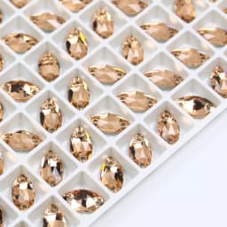 Horse EyeSewing Gems AB Flatback Rhinestones Glitter Sew On Crystals Stones Navette K5 Glass Strass For DIY Clothes Crafts