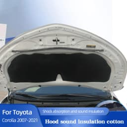 For Toyota Corolla Sedan 2007 2013 2018 2021 Car Heat Sound Insulation Cotton Front Hood Engine Firewall Mat Pad Cover