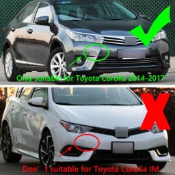 For Toyota Corolla 2014 2015 2016 2017 Car Front Bumper Towing Hook Eye Cover Trailer Cap Lid