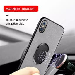 Universal Ultra Thin Finger Ring Holder For iphone Flexible Phone Stand Magnetic Car Phone Holder Smartphone Dashboard Bracket