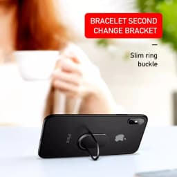Universal Ultra Thin Finger Ring Holder For iphone Flexible Phone Stand Magnetic Car Phone Holder Smartphone Dashboard Bracket