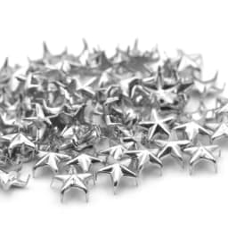 100Pcs Star Punk Nailhead Rivets Spikes Leathercraft Shoes Bags Decoration Clothing Handbag Craft DIY Decor Accessories