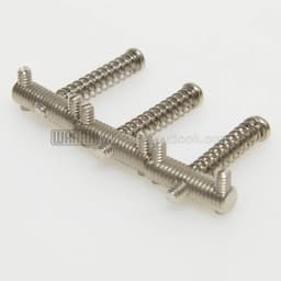3 Pieces A Set Screws Thread Brass Chrome Material Saddle 60's TL 58 TLcaster Style for Tl Electric Guitar Bridge Replacement