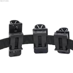 Baton Holster Spray Pouch Holder Flashlight Pouch Quick Release Police Self Defense Case 360 Degree Rotation Belt Clip