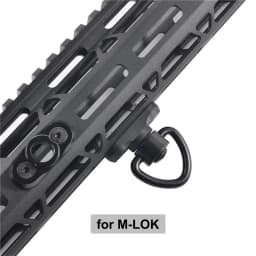 2PCS Rifle Push Button QD Release Sling Swivel Mount Ring with a Sling Swivel Mount Rifle Hunting Accessories