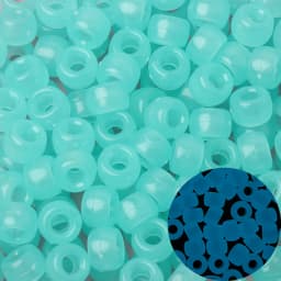 100pcs Blue Color 6x9mm Pony Beads Acrylic Loose Beads Diy Craft Jewelry Bracelets Making Hair Supplies
