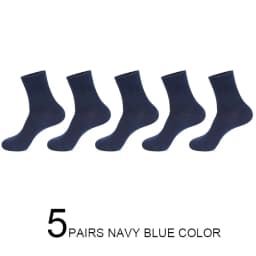 5/10 Pairs High Quality Men‘s Socks Cotton Casual Business Middle Black Breathable Male Crew Socks Dress Gifts Socks Size 38-44