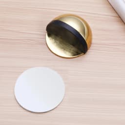 Door Stops Stainless Steel Rubber Magnetic Door Stopper Non Punching Sticker Hidden Door Holders Floor Mounted Nail-free