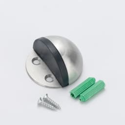 Door Stops Stainless Steel Rubber Magnetic Door Stopper Non Punching Sticker Hidden Door Holders Floor Mounted Nail-free