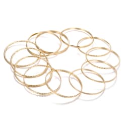 12pcs Punk Curb Cuban Chain Bracelets Set for Women Miami Boho Thick Gold Color Charm Bracelets Bangles Fashion Jewelry