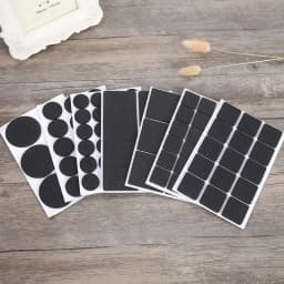 1/5Set Non-slip Self Adhesive Furniture EVA Table Chair Feet Pads Round Square Sofa Chair Leg Sticky Pad Floor Protectors Mat