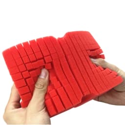 Large Size Car Washing Sponge Block Cross Cut Soft Grid Foam Sponges Strong Water Absorption Home Car Wash Tool Cleaning Brushe