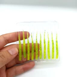 DUODUOYU 10PCS /LOT Small Soft Fishing Lure 0.4g/40mm Wobbler Artificial Needle Tail Silicone Lure Worm Bait Fishing Tackle