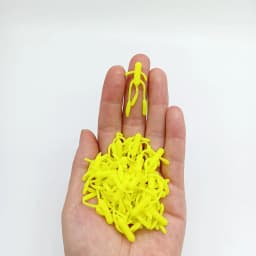 DUODUOYU 10PCS TPE Mini Soft Fishing Lures 0.4g 40mm Wobblers Artificial Bait Silicone Swimbait Jigging Fishing Tackle