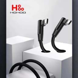 100W L Elbow Type C to USB C Cable PD Quick Charge 4.0 3.0 USB-C For Macbook Pro ipad Air 11 12.9 Huawei xiaomi Redmi Fast Cable