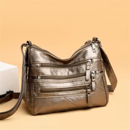 Multiple pockets Soft Leather Hand Bags For Women Luxury Handbags Women Bags Designer Shoulder Crossbody Bags