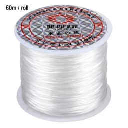 60m/roll Elastic Beading Thread Jewelry Making DIY Beading Cords Wristband Bracelet Necklace Anklet Elastic Thread