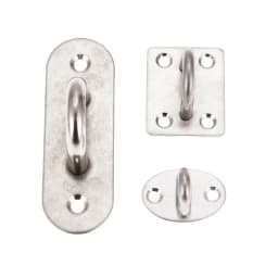 1Pc Ceiling Hook Stainless Steel U-shaped Ring Mount Base Ceiling Anchor Hanger Fit Fans/Chandelier /Hammocks/Rings Hardware