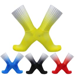 New Style Polka Dot Summer Sports Cycling Socks Non-slip Silicone Pro Outdoor Racing Bike Socks Calcetines Ciclismo