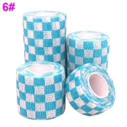 Sports Printed Elastic Adhesive Bandage Athletic Tape Colorful Self Wrap Tape for Tattoo Finger Joint Decoration Pet First Aid