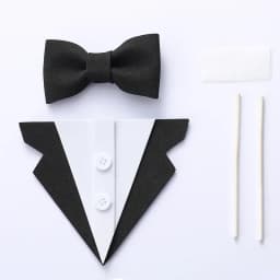 Eva Suit Bow Tie Happy Fathers Day Cake Topper Father Birthday Dad Decoration Baking Decorating Tools Party Favors