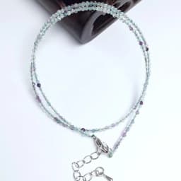 Natural Stone Lapis Lazuli Olivine Tourmaline 2mm Round Section Mini Necklaces Bracelet Are Suitable for Men and Women Gifts